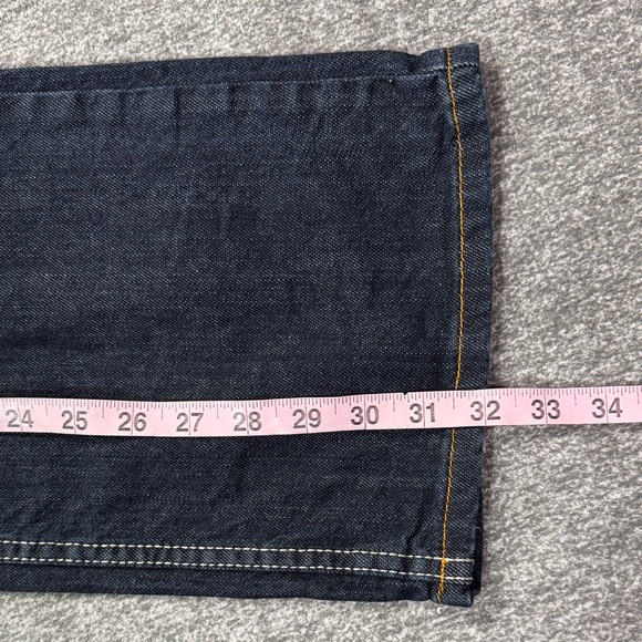 Cody James Straight Leg Blue Denim Jeans Western Rodeo Cowboy Mens 32x32 Zip Fly - Picture 13 of 14